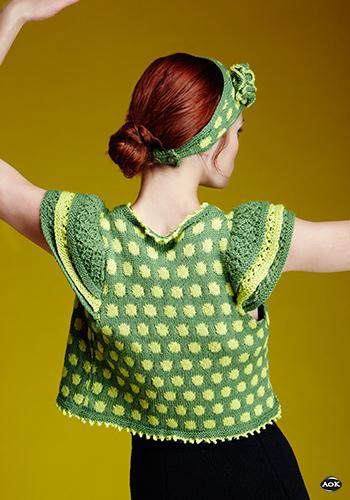 Seville Polka Dot Cardigan knitting pattern