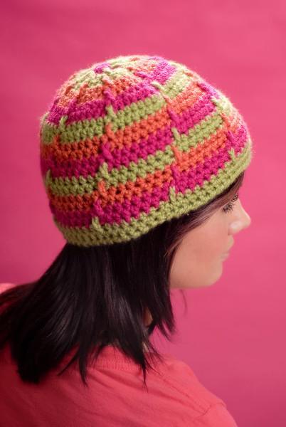 Vortex crochet beanie pattern