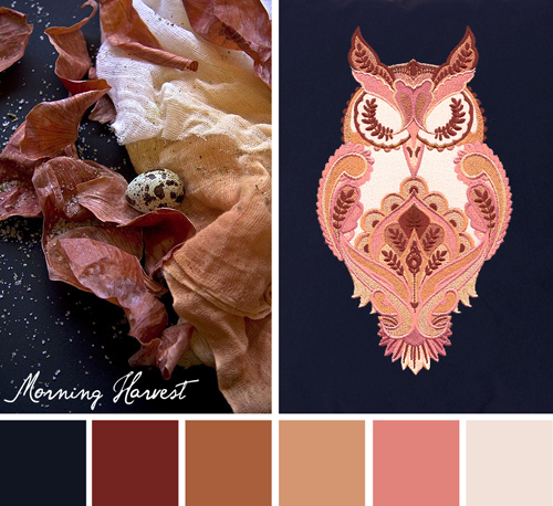 Morning Harvest color theme by Urban Threads