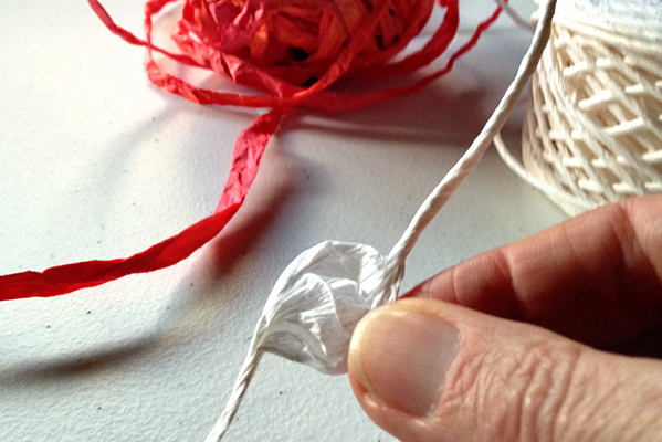 Untwisting paper yarn