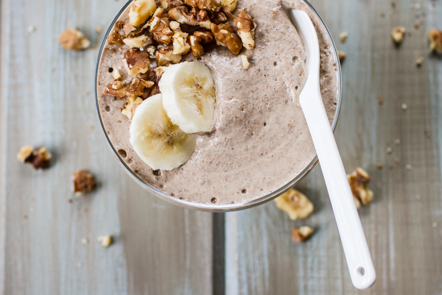 Peanut Butter Banana Chia Seed Pudding