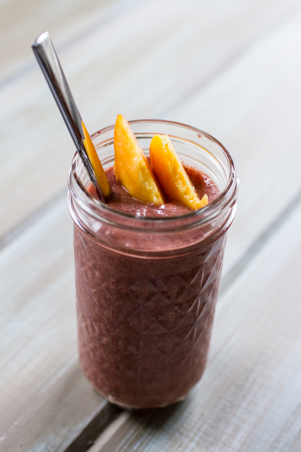 Cherry Peach Chia Seed Pudding