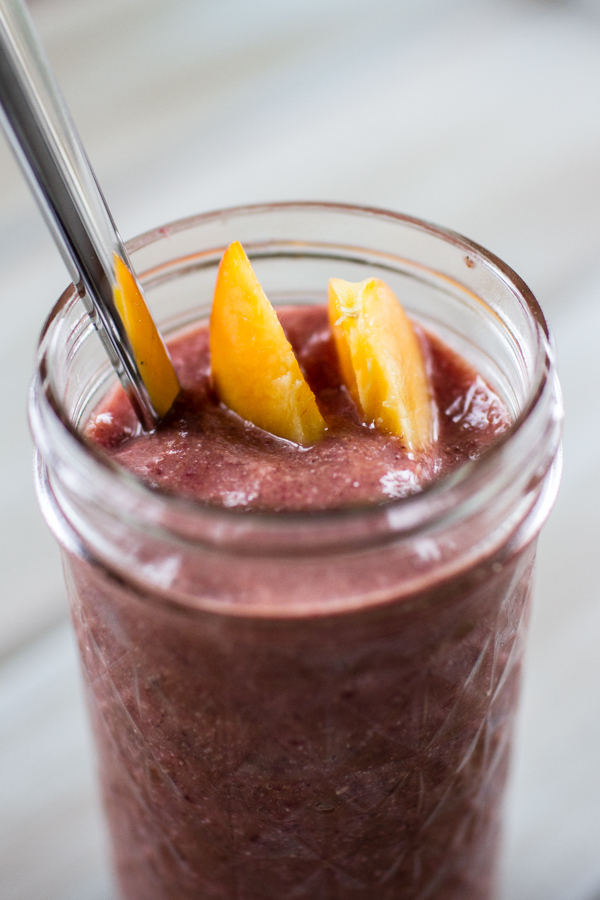 Cherry Peach Chia Seed Pudding