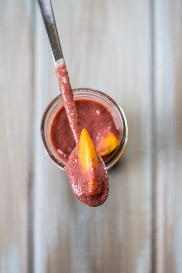 Cherry Peach Chia Seed Pudding