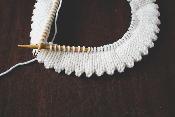 Knitting Edges: picot hem