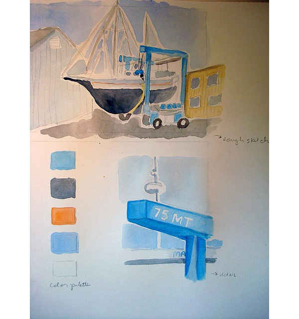 Watercolor sketch