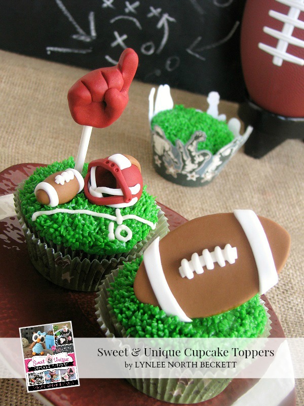 Football cupcakes