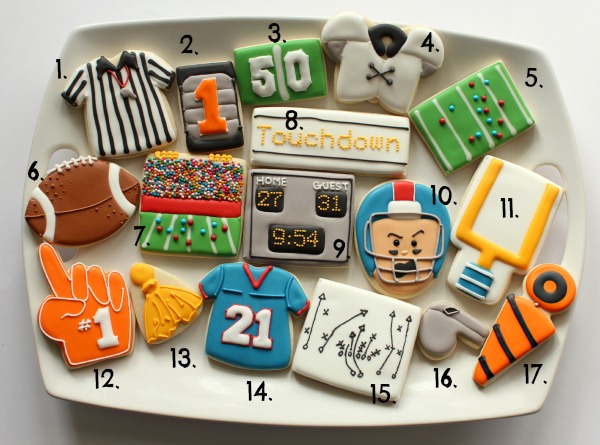 Football cookies