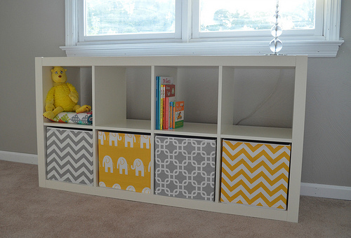 Fabric-Covered Storage Bins