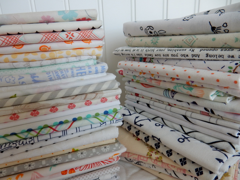 Low-volume quilt fabrics
