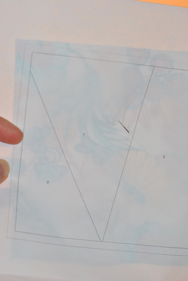 Holding fabric up to light
