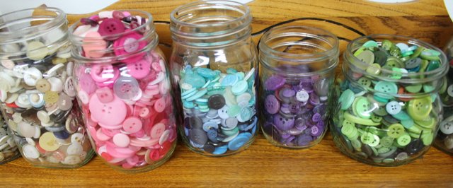 jars of buttons
