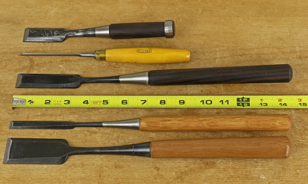 woodworking chisels compared