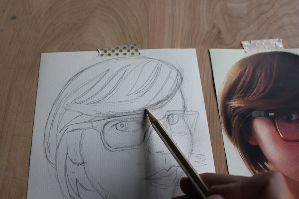 Drawing bangs