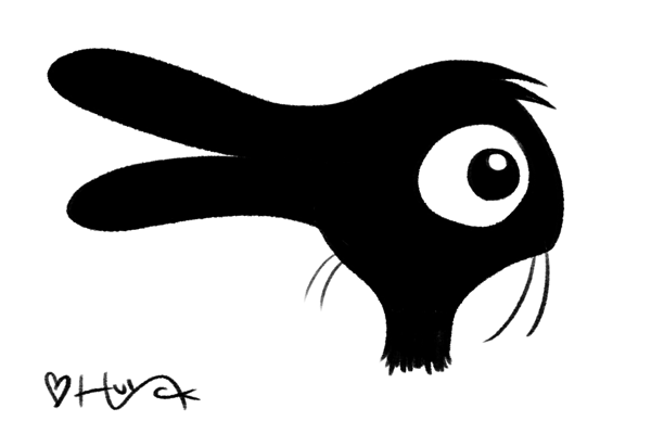 Duck/Rabbit silhouette