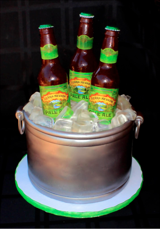Fun "Sierra Nevada" beer cake design!