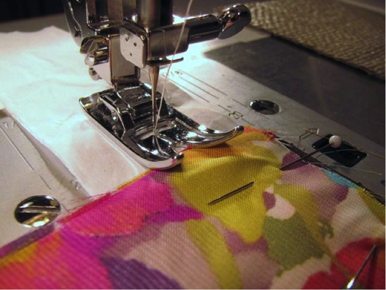 Sewing sheer fabric