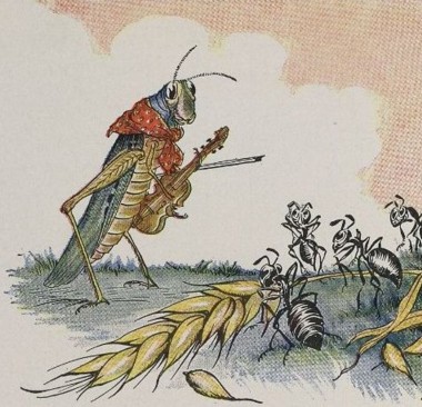 The Ant and the Grasshopper_-_Project Gutenberg etext 19994 - Illustrated in 1919 by Milo Winter