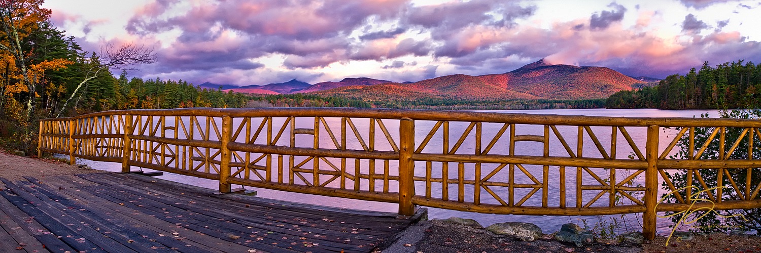 Fall pano overlooking Chocorua Lake