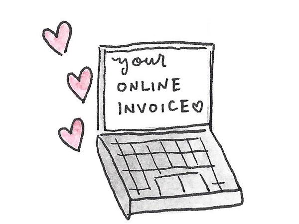 Invoice for custom art