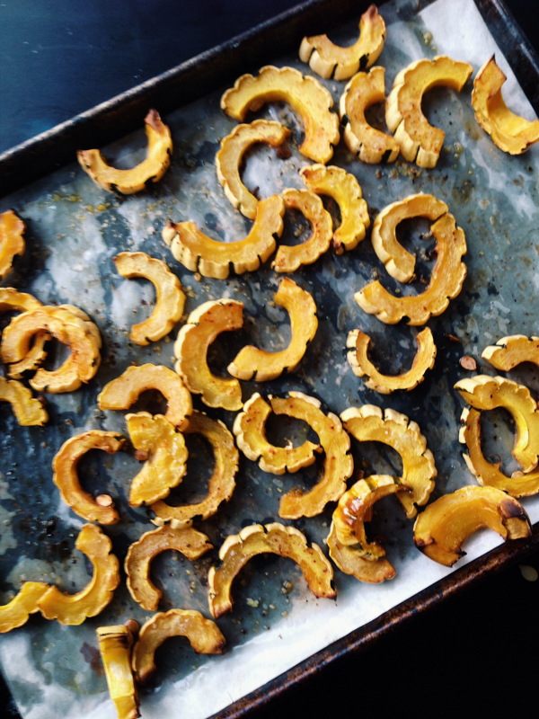 Roasted Delicata squash