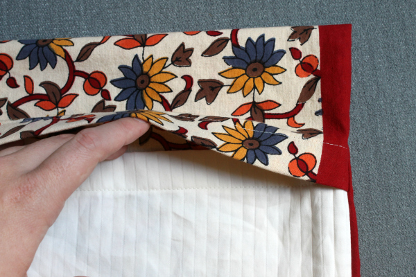 duvet corner overlap