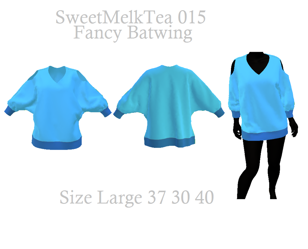 Fancy Batwing top sewing pattern