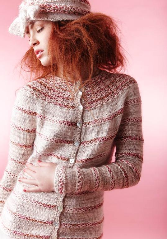 Chambord Truffle cardigan knitting pattern