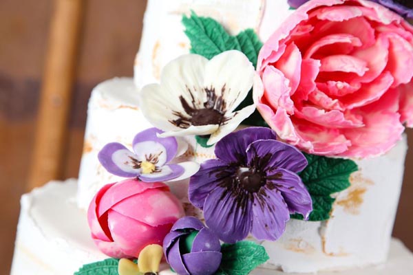 Chocolate flowers by Bluprint instructor Erin Gardner