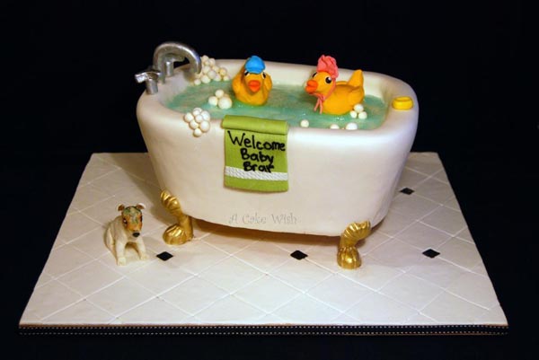 Bathtub cake by Bluprint member Googlegirl