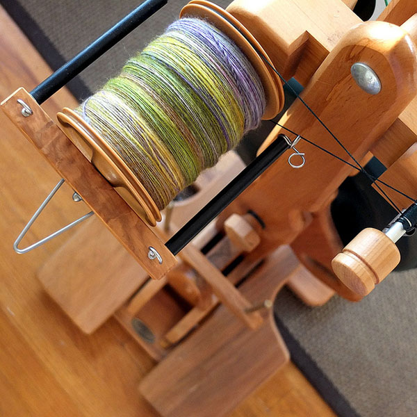 full bobbin of yarn