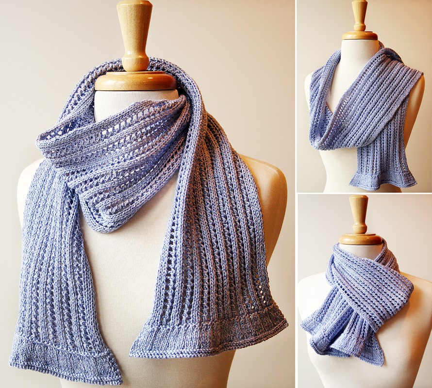 Meringue Scarf by Elena Rosenberg