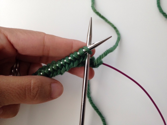Working needles for the magic loop method