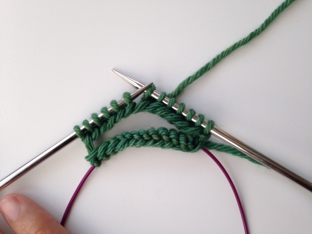 Knit your first set of stitches