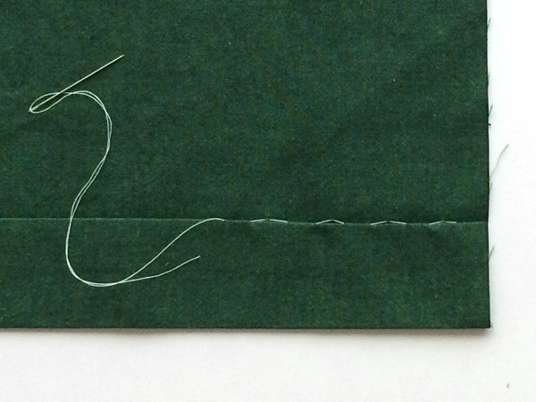 handsew the slipstitch final product