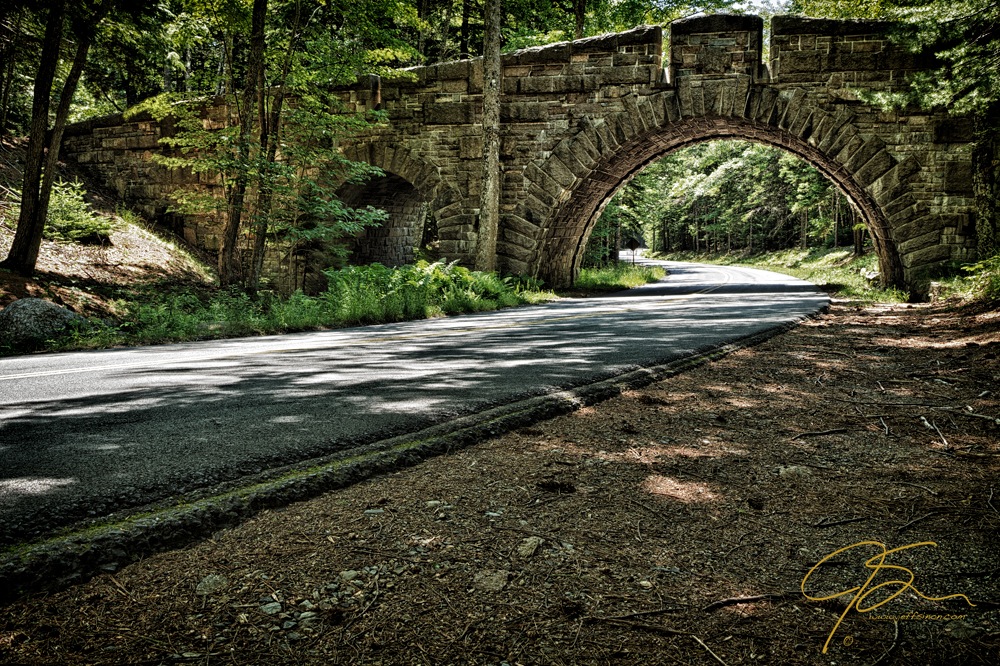 Stone arch bridge, Acadia National Park