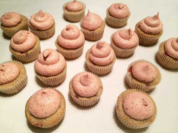 Strawberry cupcakes recipe