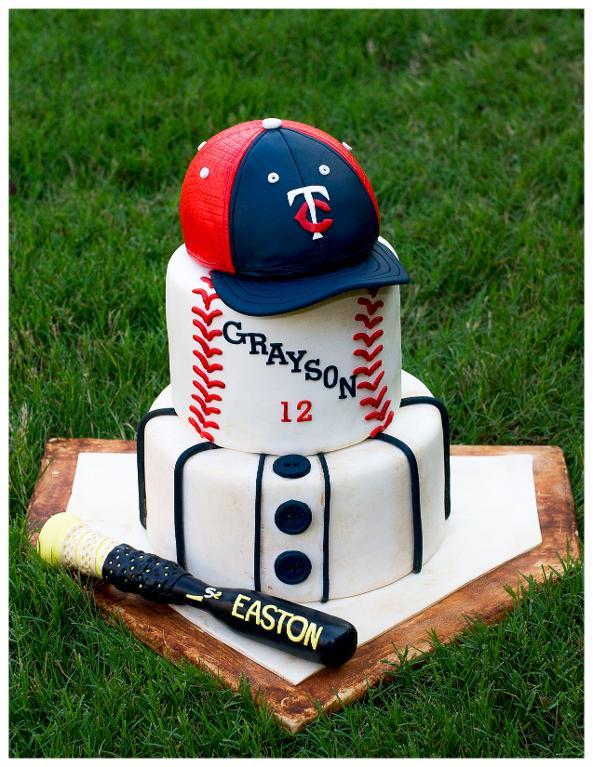 Baseball Plate Cake