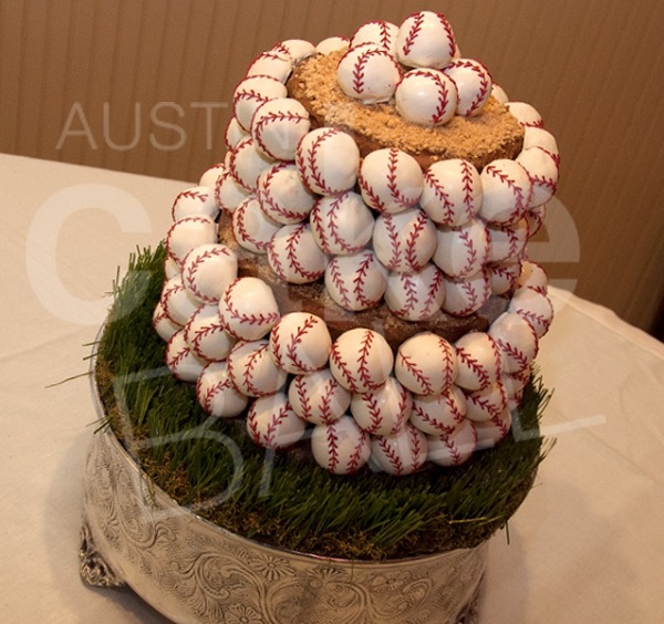 Baseball Cake Pop Cake