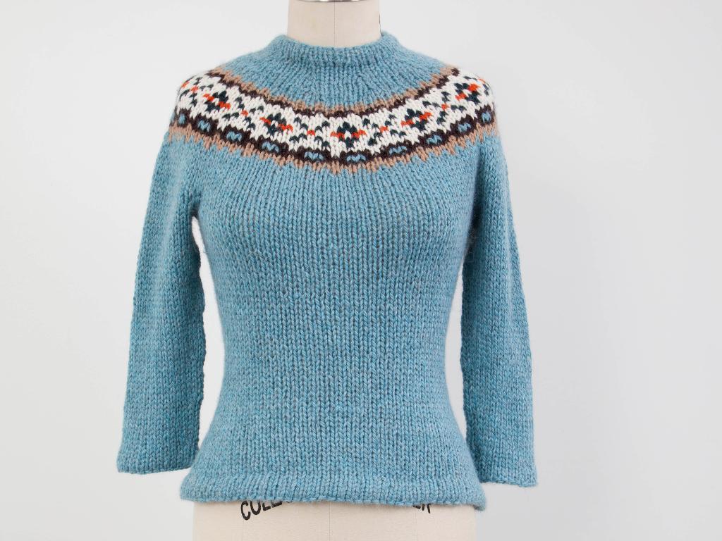 Band Colorwork Sweater knitting pattern
