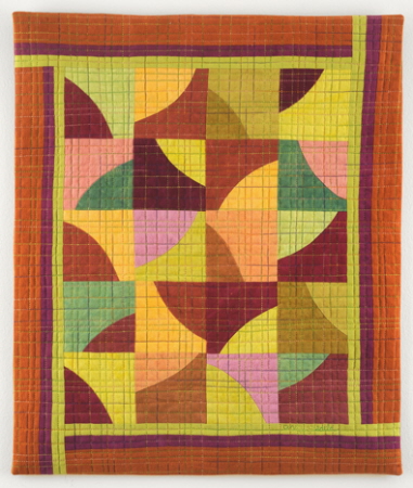 Modern Drunkard's Path Quilt