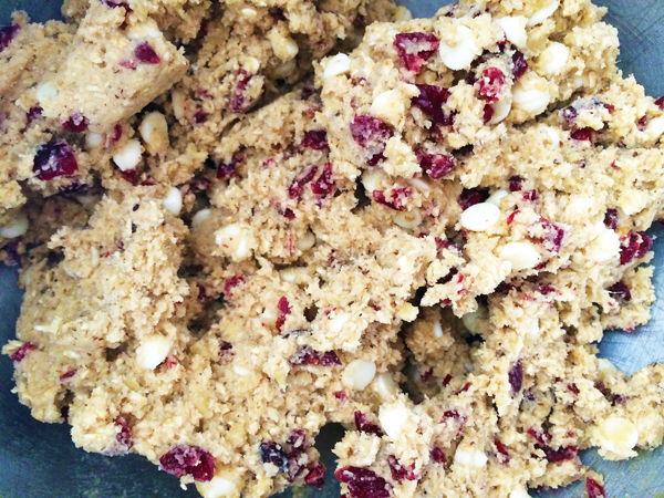 Cranberry Ginger Cookie Dough