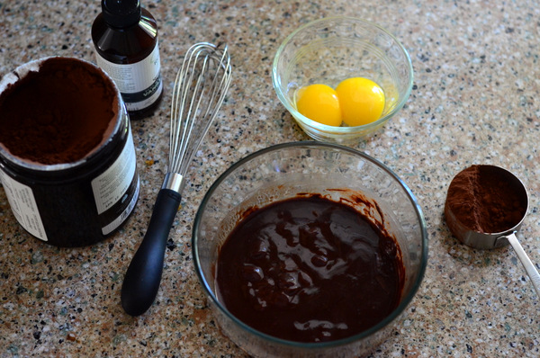 Chocolate Souffle Base ingredients