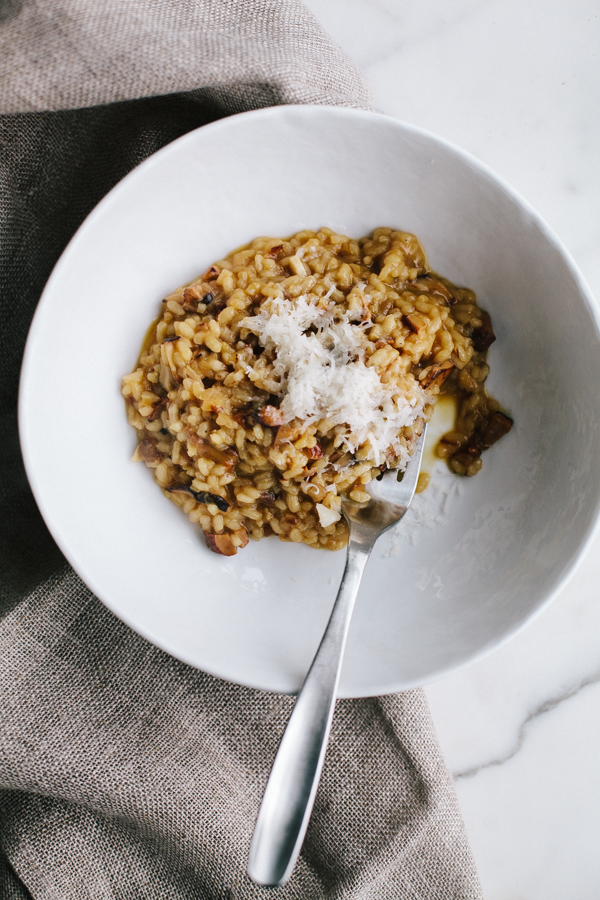 Wild Mushroom and Leek Risotto