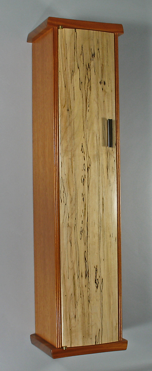 spalted maple cabinet