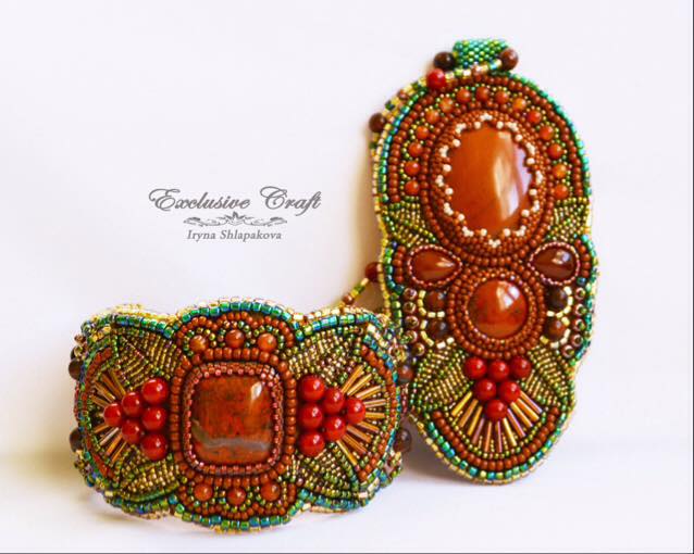 Beaded jewelry by Iyrna Shlapakova