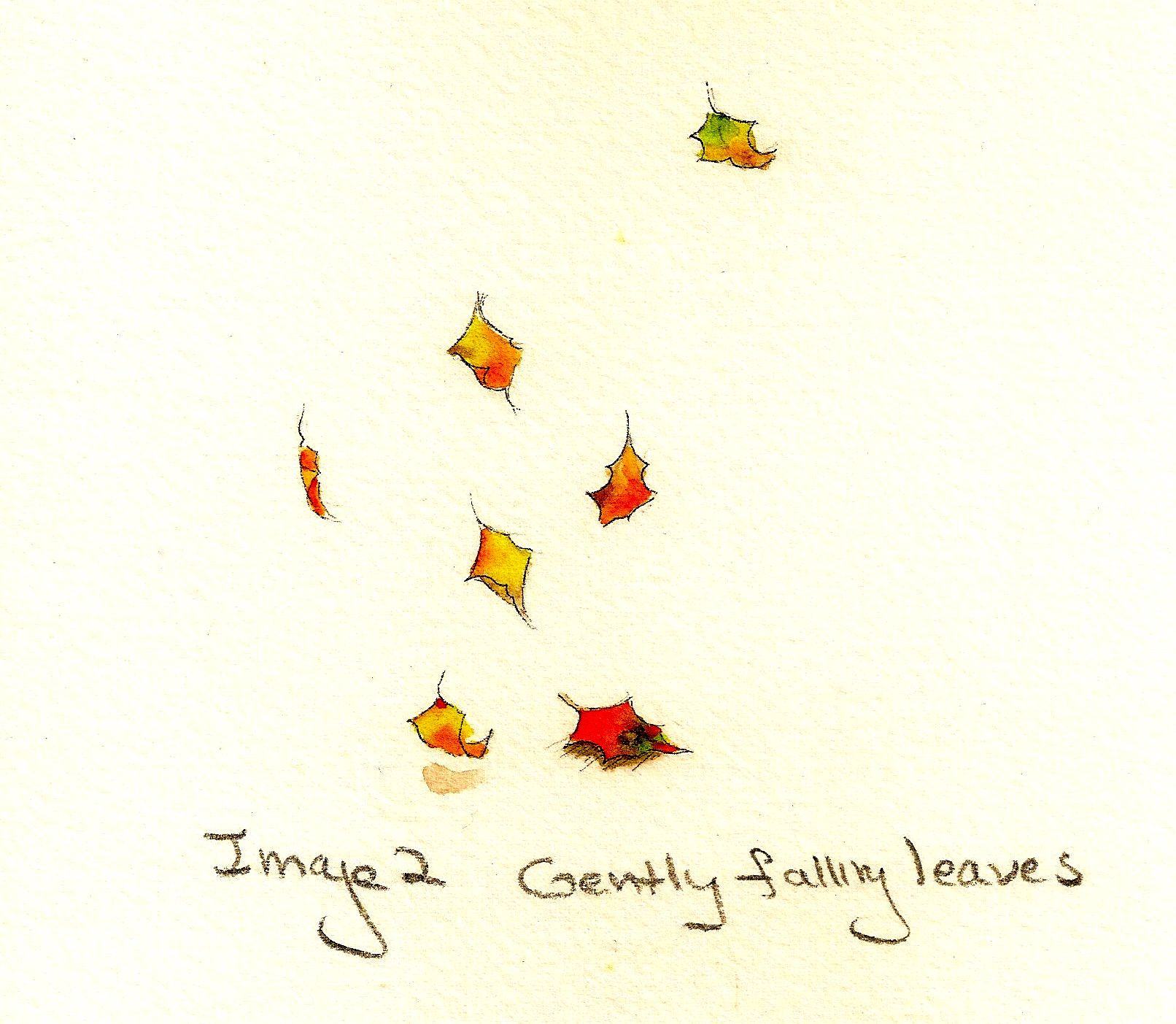 Gently falling leaves