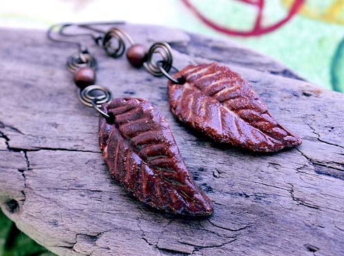 Handmade earrings by Shelley Graham Turner