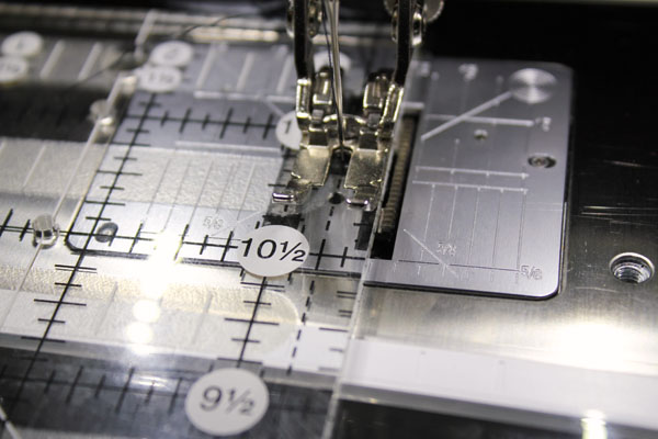 check seam allowance with ruler