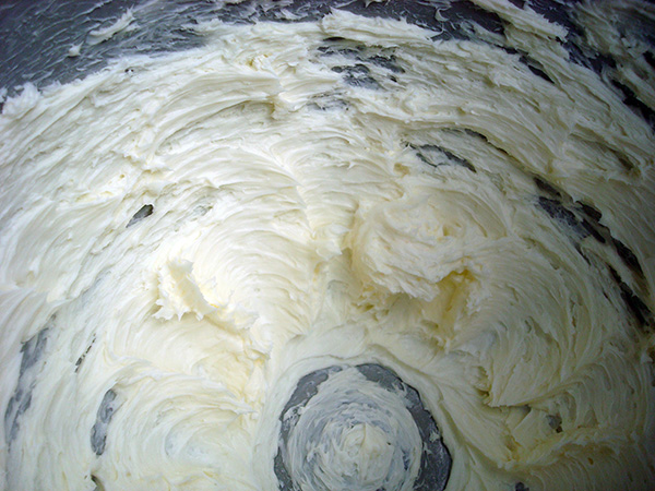 Creaming butter